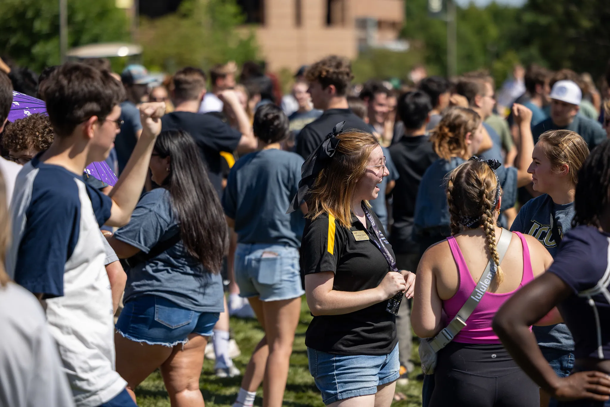 Students at Engagement event